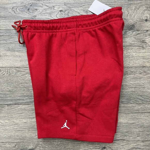 Jordan Fleece Shorts Size Medium Mens Red Brooklyn Standard Fit $52 - Picture 8 of 10